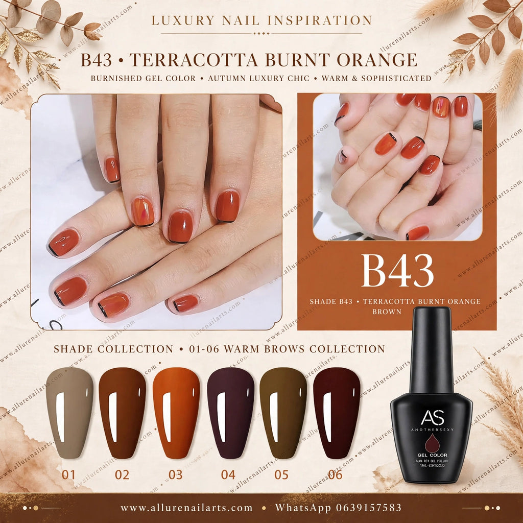 AS Gel Polish B43 Series 6pcs set