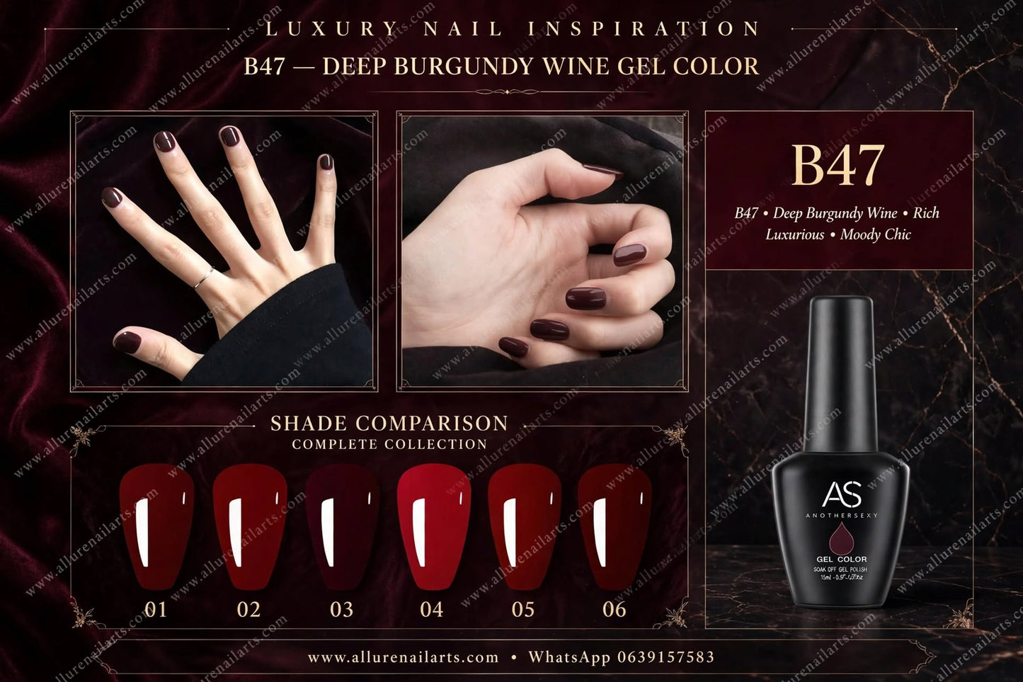 AS Gel Polish B47 Series 6pcs set