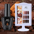 AS UV/LED Gel Polish 15ml - Brown Series 6 pcs