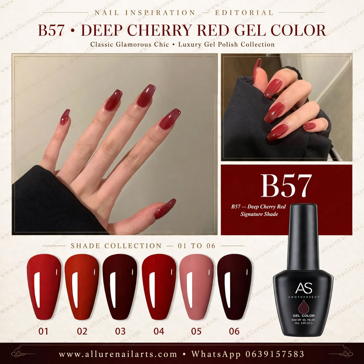 AS Gel Polish B57 Series 6pcs set