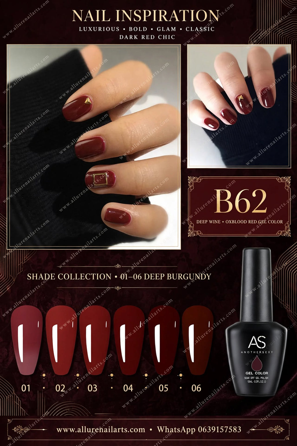 AS Gel Polish B62 Series 6pcs set