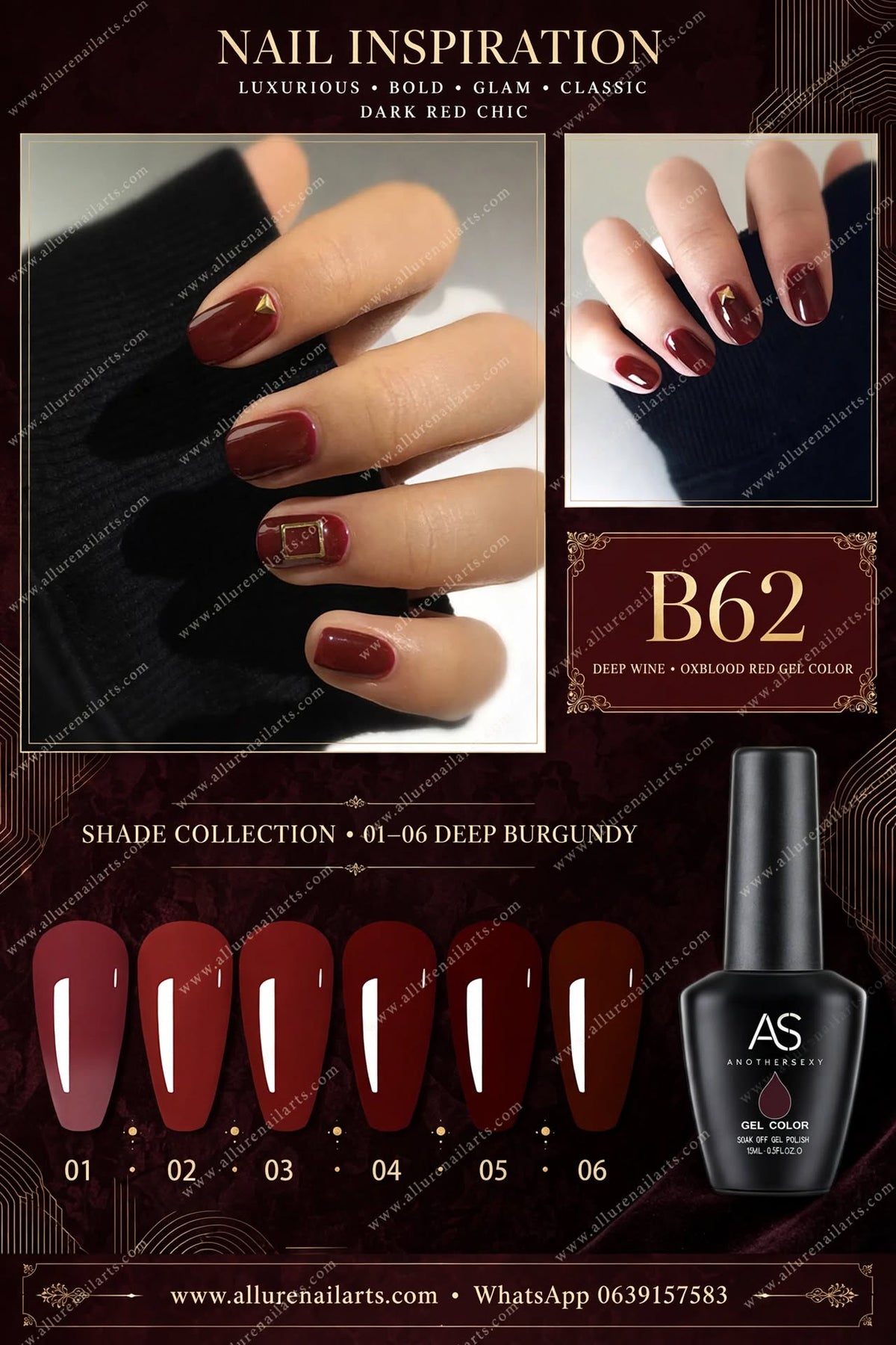 AS Gel Polish B62 Series 6pcs set