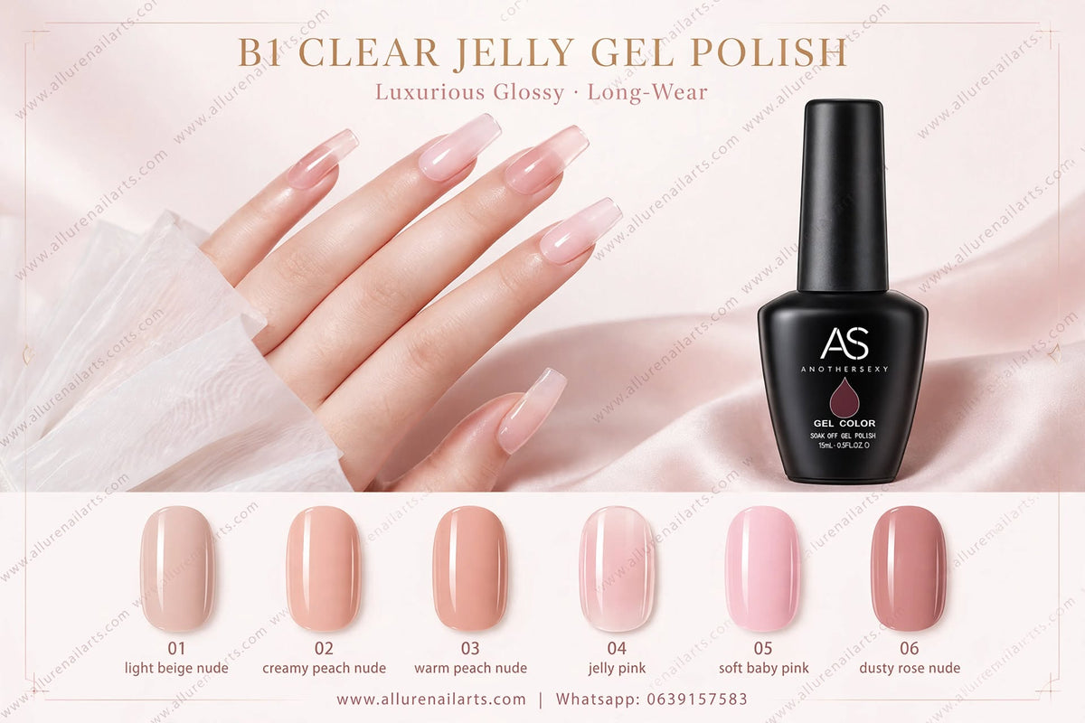 AS UV/LED Series Gel Polish B01 set