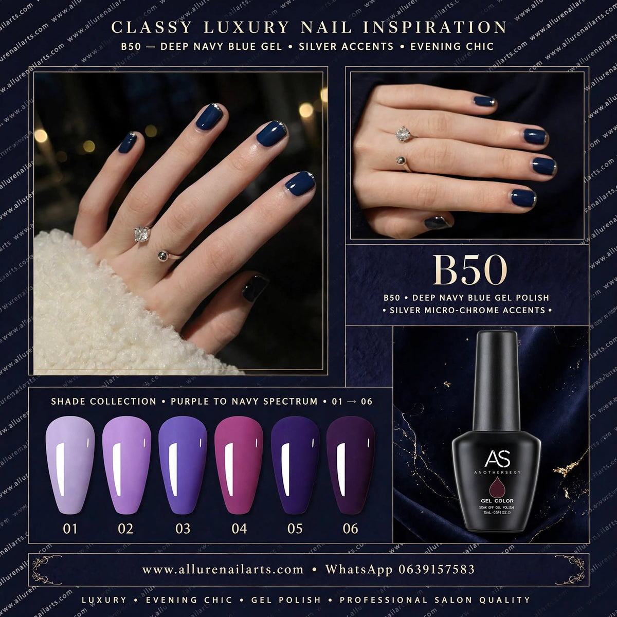 AS Gel Polish B50 Series 6pcs set