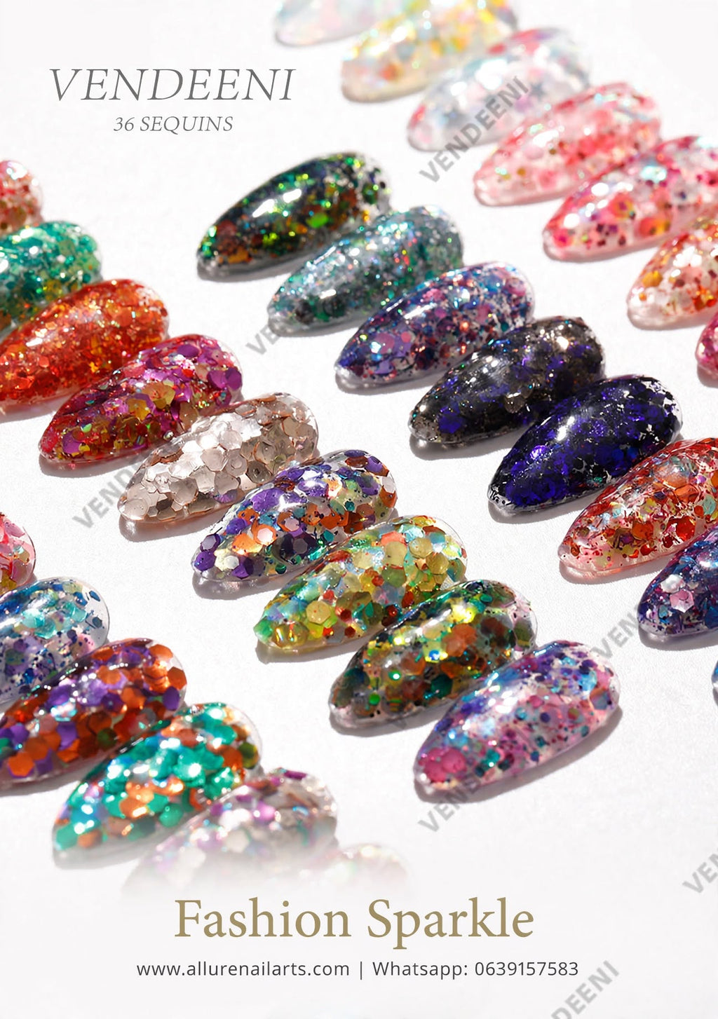 Vendeeni Sparkle Gel Combo set