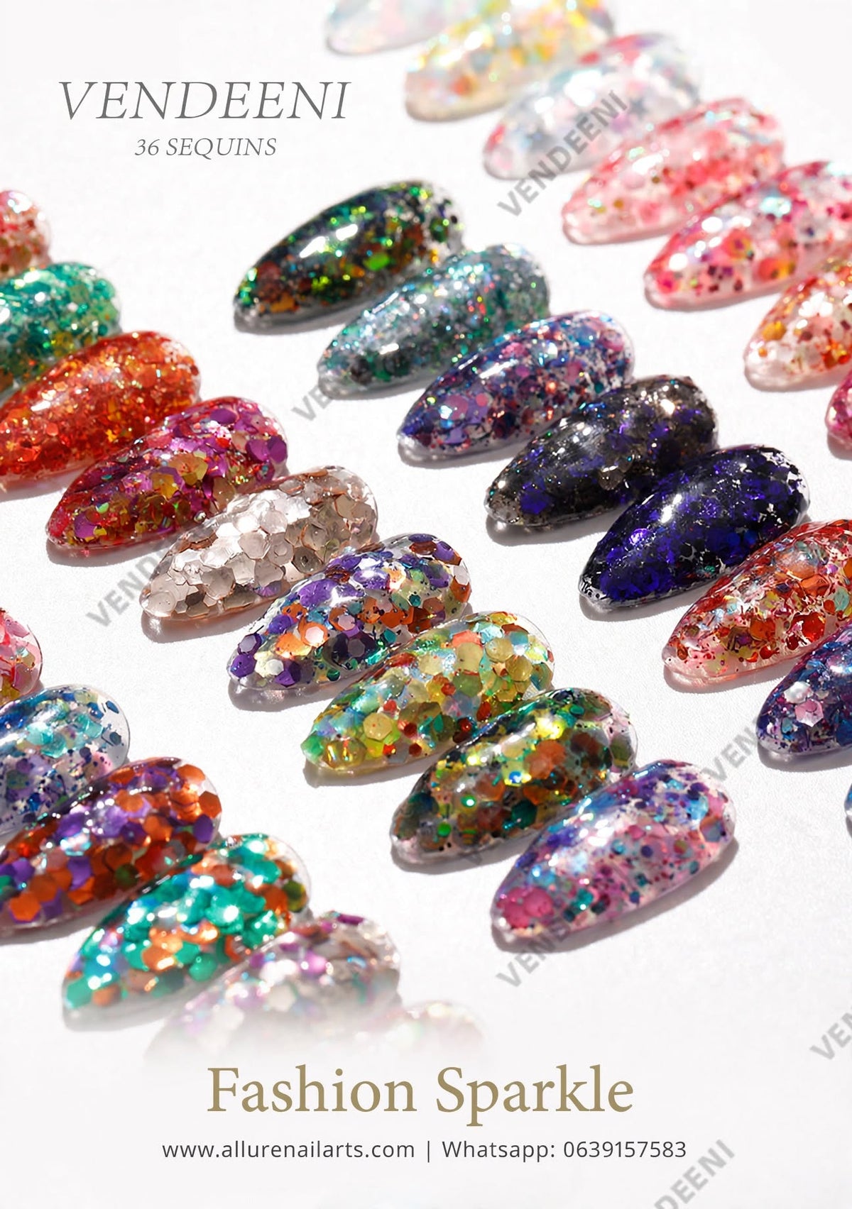 Vendeeni Sparkle Gel Combo set