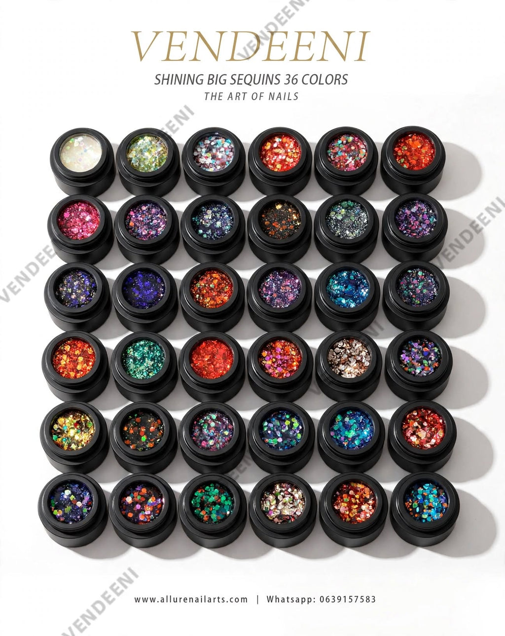 Vendeeni Sparkle Gel Combo set