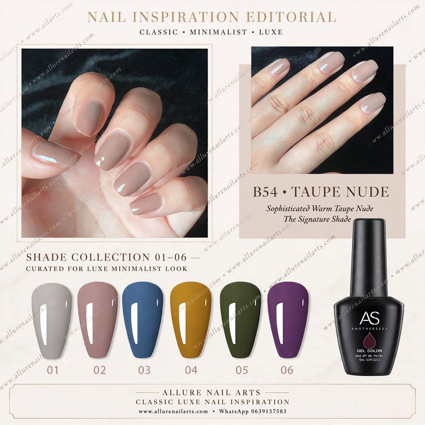 AS Gel Polish B54 Series 6pcs set