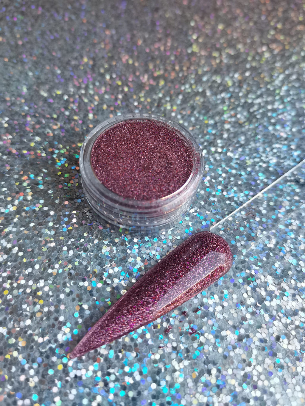 Halo Plum ultra fine glitter