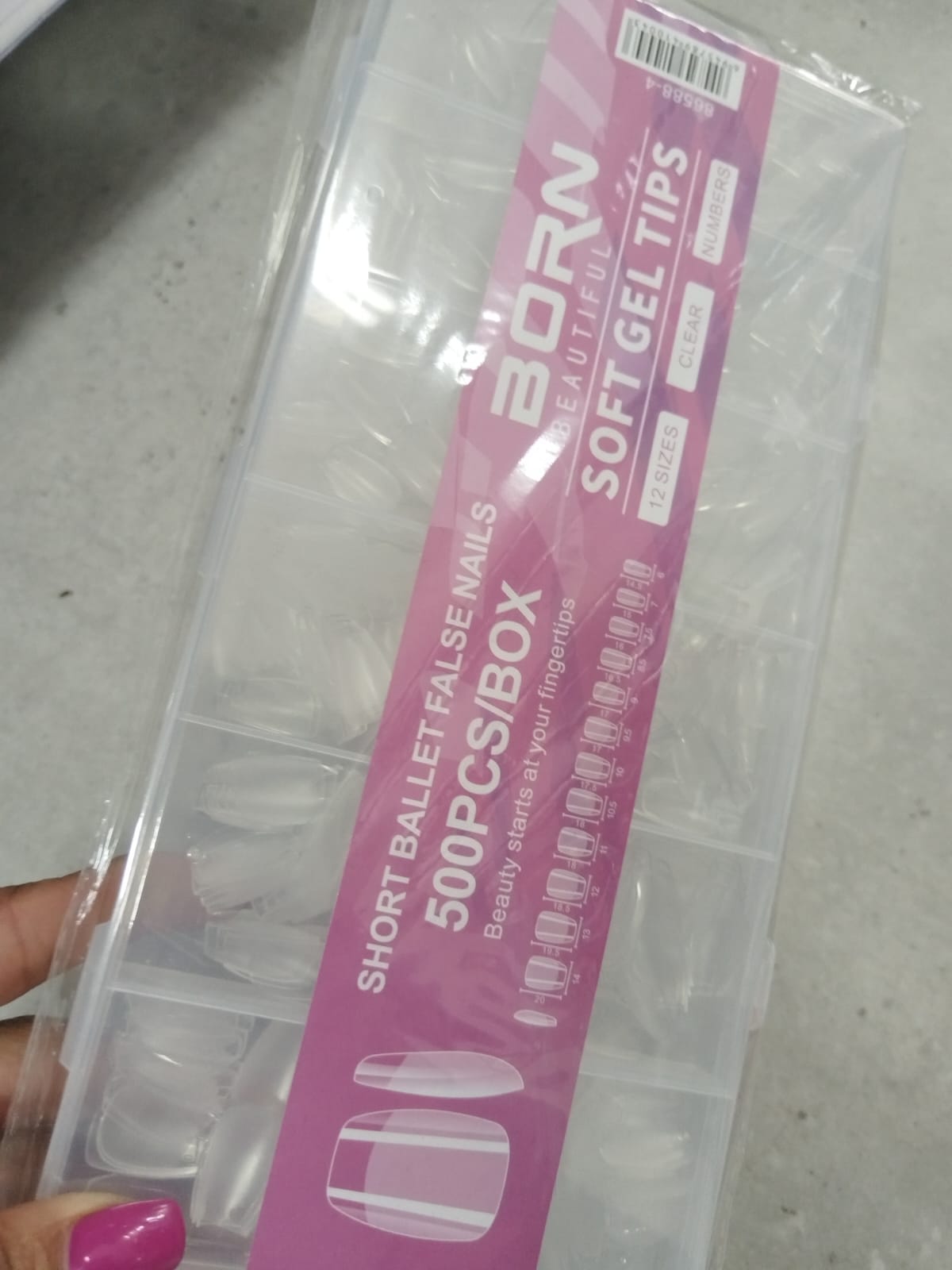 Short Ballet Gel Tips