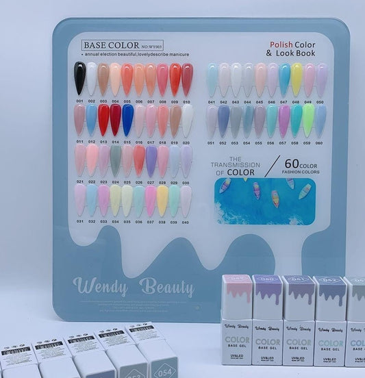 Wendy 60 pcs Color base gel includes shipping