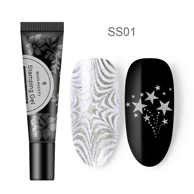 Born Pretty Glitter Stamping Gel SS01
