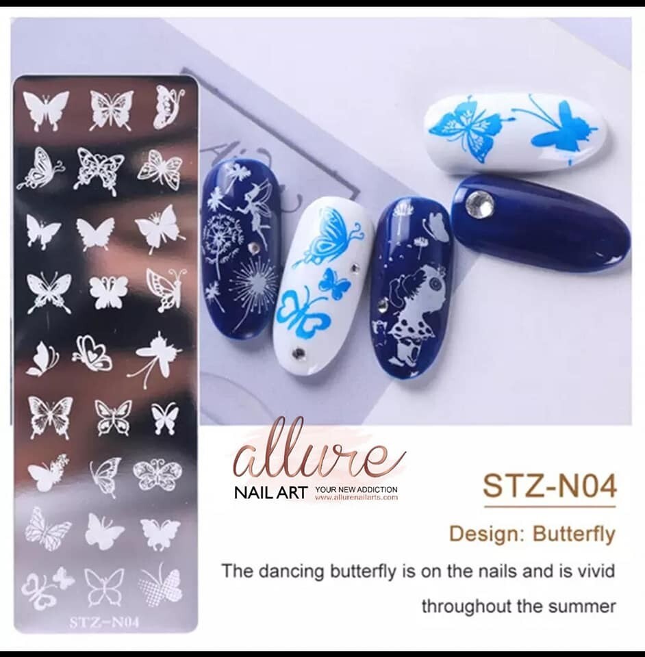 STZN04 Butterfly Stamping Plate
