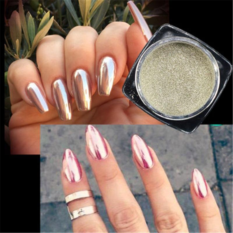Champagne Chrome Nail Powder