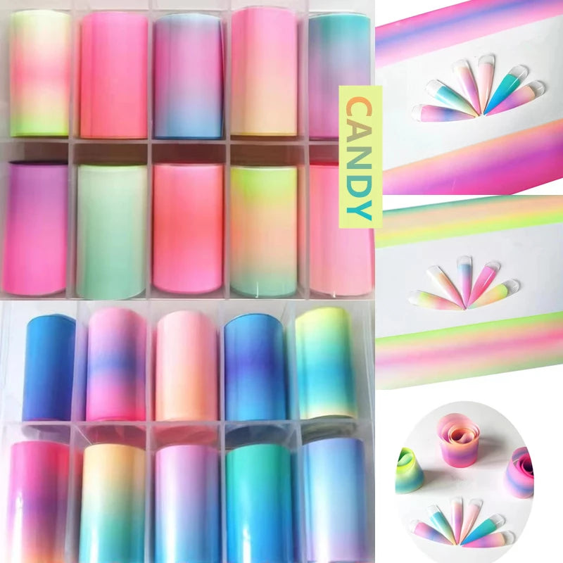 Ombre Nail Art Foil Set Box