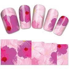 Flower Nail Decal