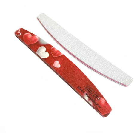 Nail Sunshine Valentine Halfmoon Thick Nail File