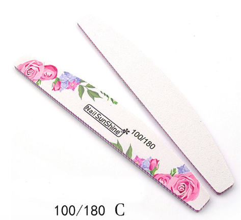 Nail Sunshine Flower Halfmoon Thick Nail File