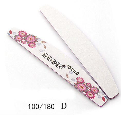 Nail Sunshine Flower Halfmoon Thick Nail File