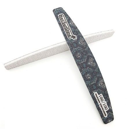 Nail Sunshine Snakeprint Halfmoon Thick Nail File