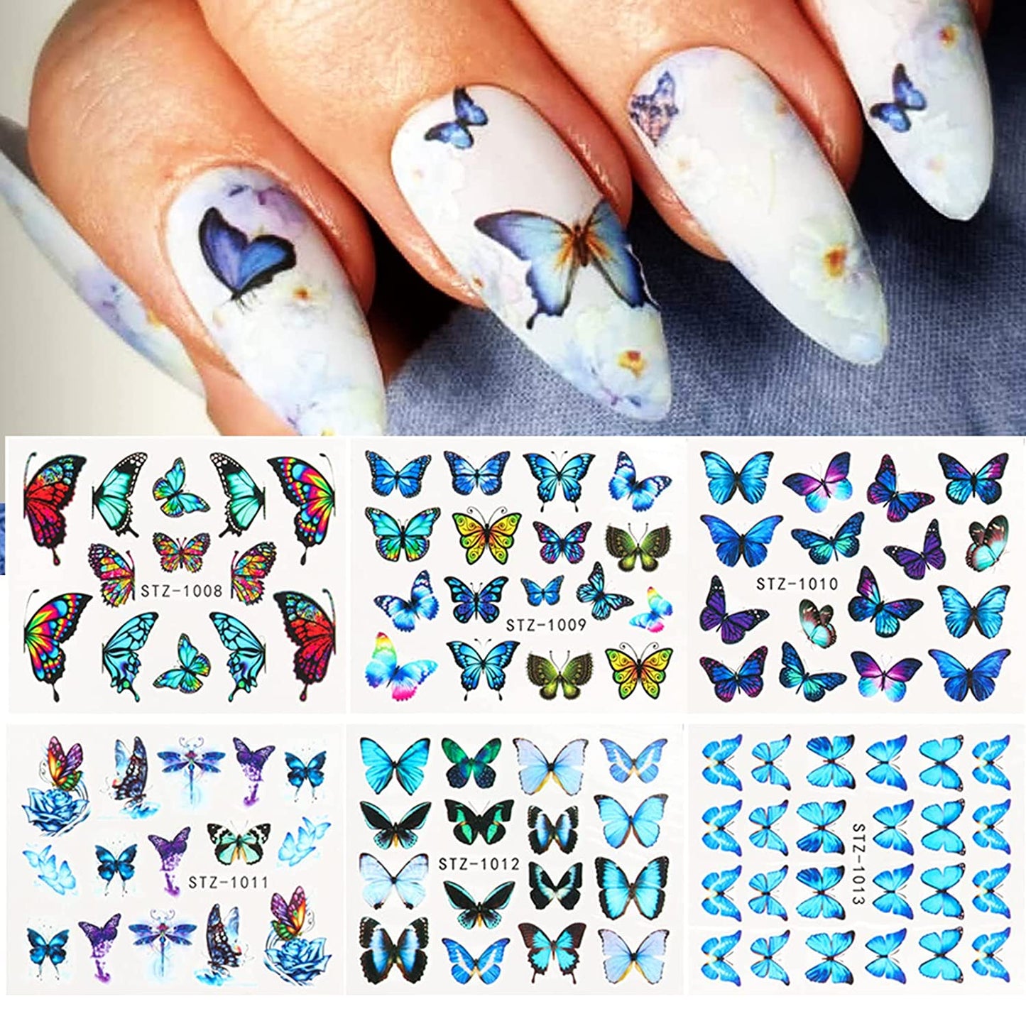 Butterfly Nail Decal