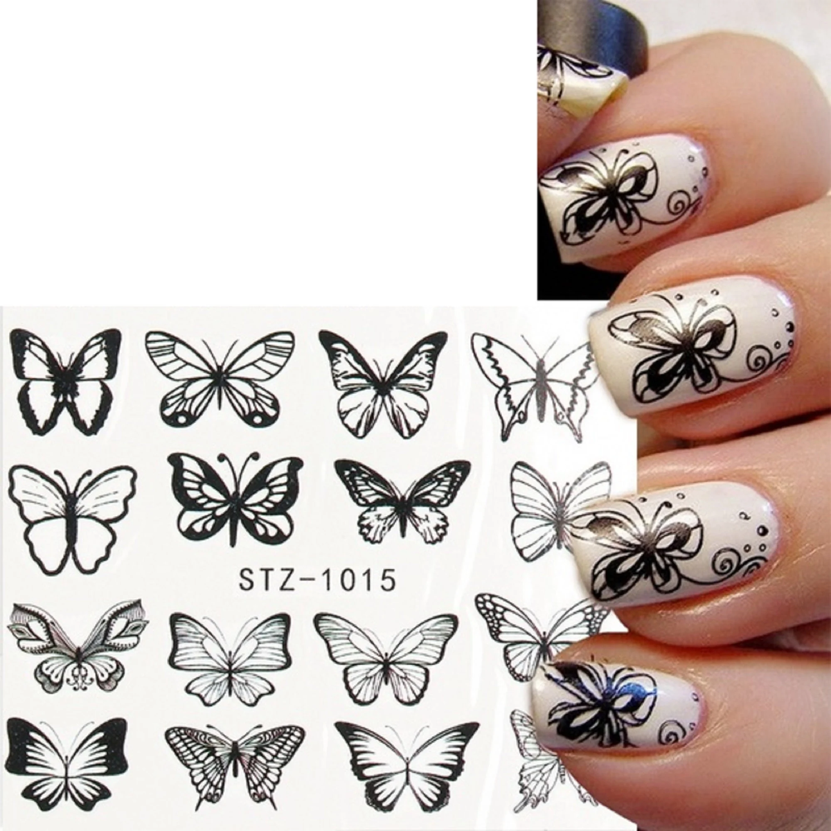 Butterfly Nail Decal