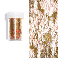 Orange Net Gold Foil Nail Mesh Net Foil Nail Art