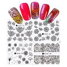 Flower Nail Decal