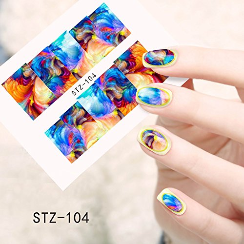 Flower Nail Decal