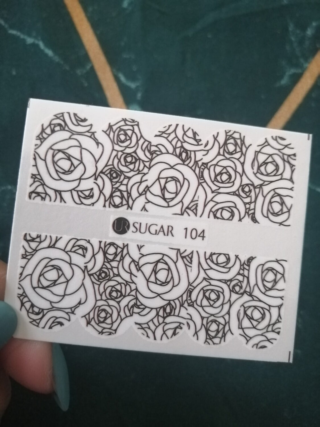 Flower Nail Decal