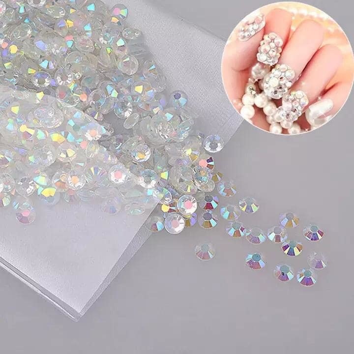 Crystal 1mm Rhinestones Nail Pearl Nail Art Decoration