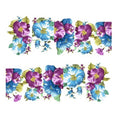 Flower Nail Decal