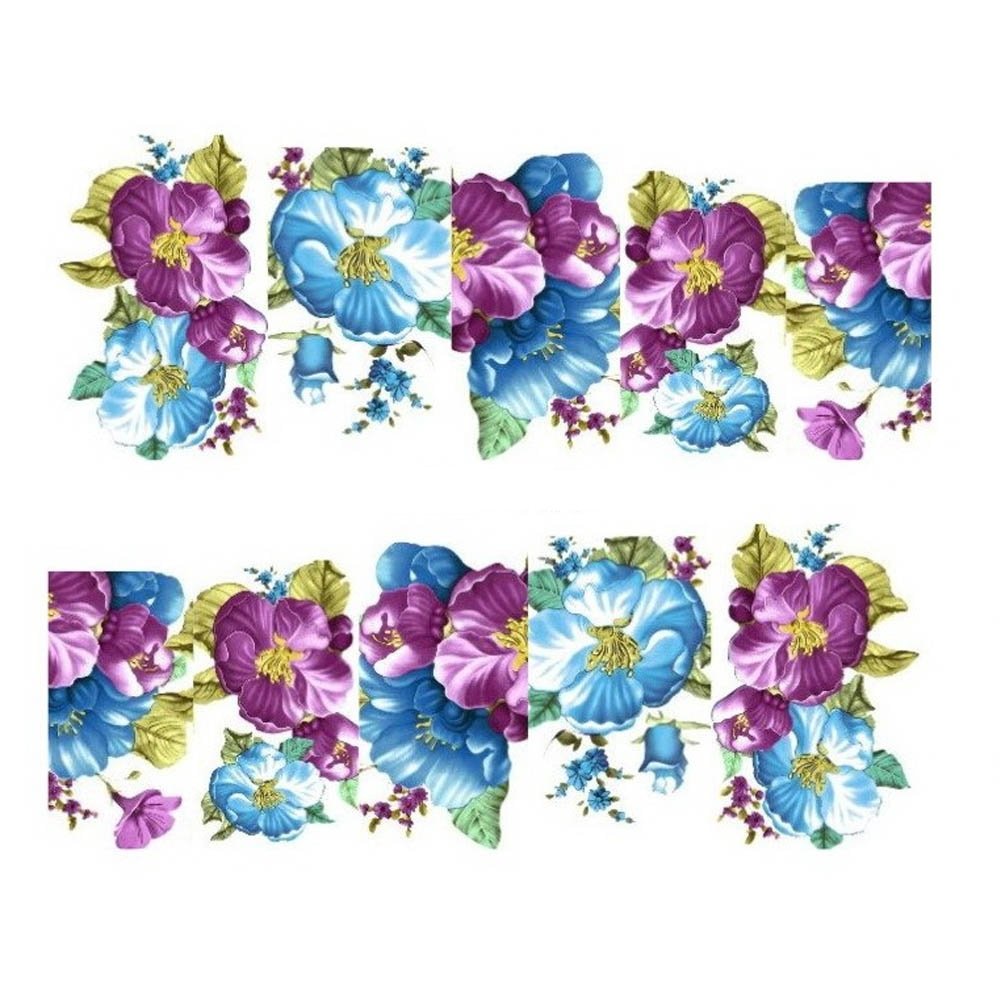 Flower Nail Decal