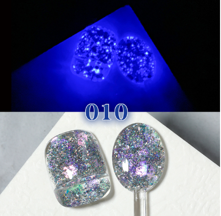 Glow in the dark Glitter Gel 10g