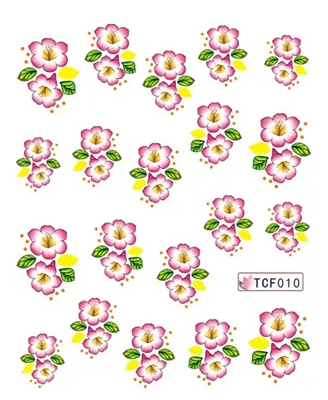 Flower Nail Decal