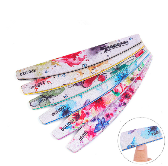 Nail Sunshine Flower Halfmoon Thick Nail File