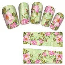 Flower Nail Decal