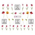 Flower Nail Decal