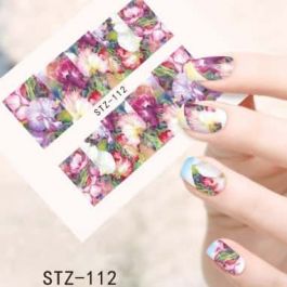 Flower Nail Decal