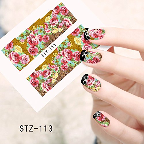 Flower Nail Decal