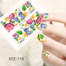 Flower Nail Decal