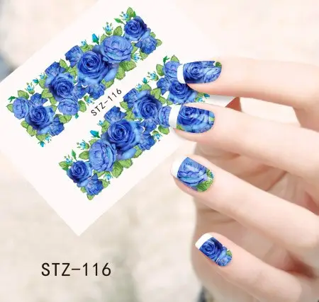 Flower Nail Decal