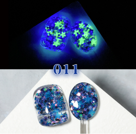 Glow in the dark Glitter Gel 10g