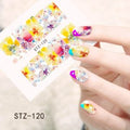 Flower Nail Decal