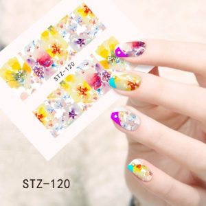 Flower Nail Decal