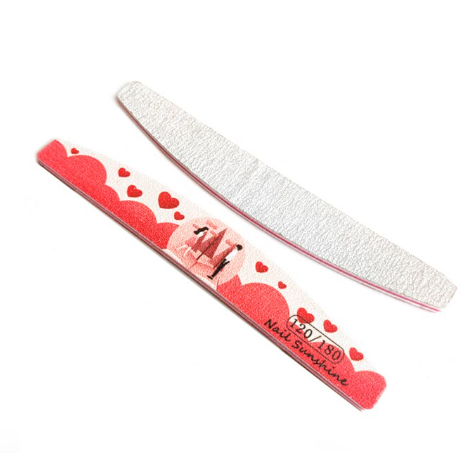 Nail Sunshine Valentine Halfmoon Thick Nail File