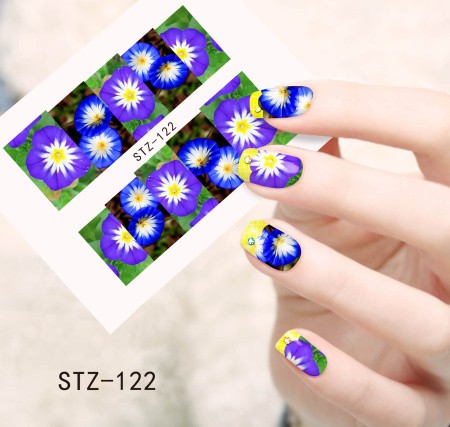 Flower Nail Decal