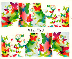 Flower Nail Decal