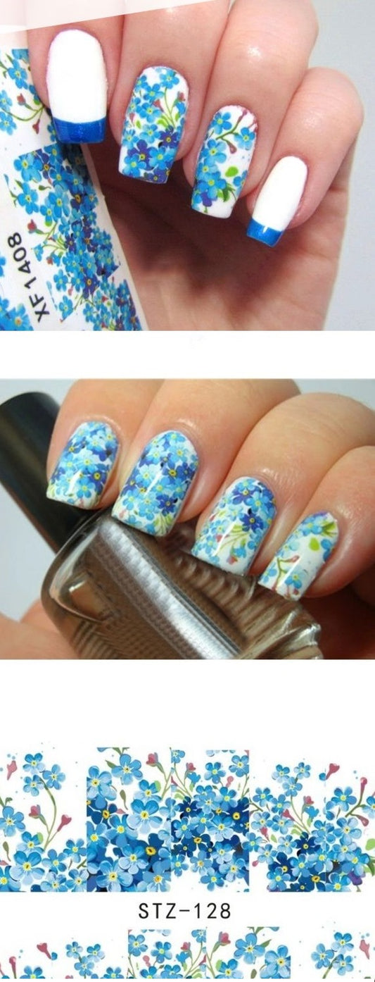 Flower Nail Decal
