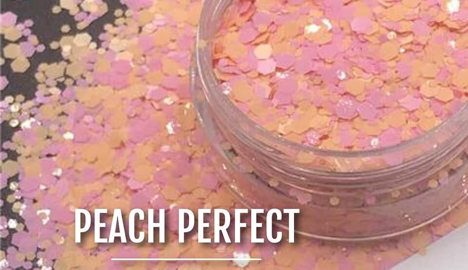 Peach Perfect Matt Glitter